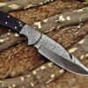 Custom Handmade Damascus Steel Gut Hook Skinner Knife | Christmas Gift, Birthday Gift, Wedding Gift, Anniversary Gift, Valentine's Gift - Image 4