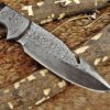Custom Handmade Damascus Steel Gut Hook Skinner Knife | Christmas Gift, Birthday Gift, Wedding Gift, Anniversary Gift, Valentine's Gift - Image 5
