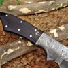 Custom Handmade Damascus Steel Gut Hook Skinner Knife | Christmas Gift, Birthday Gift, Wedding Gift, Anniversary Gift, Valentine's Gift - Image 6