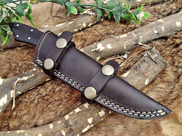Custom Handmade Damascus Steel Gut Hook Skinner Knife | Christmas Gift, Birthday Gift, Wedding Gift, Anniversary Gift, Valentine's Gift - Image 7
