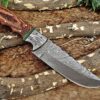 Custom Handmade Damascus Steel Skinner Knife | Christmas Gift, Birthday Gift, Wedding Gift, Anniversary Gift, Valentine's Gift - Image 4