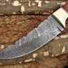 Custom Handmade Damascus Steel Skinner Knife | Christmas Gift, Birthday Gift, Wedding Gift, Anniversary Gift, Valentine's Gift - Image 3