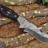 Custom Handmade Damascus Steel Gut Hook Skinner Knife | Christmas Gift, Birthday Gift, Wedding Gift, Anniversary Gift, Valentine's Gift - Image 4