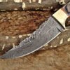 Custom Handmade Damascus Steel Skinner Knife | Christmas Gift, Birthday Gift, Wedding Gift, Anniversary Gift, Valentine's Gift - Image 3