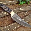 Custom Handmade Damascus Steel Skinner Knife | Christmas Gift, Birthday Gift, Wedding Gift, Anniversary Gift, Valentine's Gift - Image 4