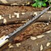 Custom Handmade Damascus Steel Skinner Knife | Christmas Gift, Birthday Gift, Wedding Gift, Anniversary Gift, Valentine's Gift - Image 6