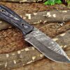 Custom Handmade Damascus Steel Skinner Knife | Christmas Gift, Birthday Gift, Wedding Gift, Anniversary Gift, Valentine's Gift - Image 4