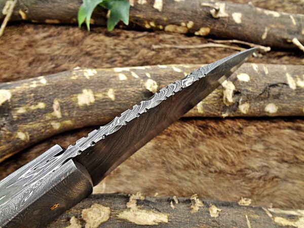 Custom Handmade Damascus Steel Skinner Knife | Christmas Gift, Birthday Gift, Wedding Gift, Anniversary Gift, Valentine's Gift - Image 5