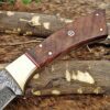 Custom Handmade Damascus Steel Skinner Knife | Christmas Gift, Birthday Gift, Wedding Gift, Anniversary Gift, Valentine's Gift - Image 4