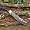 Custom Handmade Damascus Steel Skinner Knife | Christmas Gift, Birthday Gift, Wedding Gift, Anniversary Gift, Valentine's Gift - Image 4