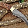 Custom Handmade Damascus Steel Skinner Knife | Christmas Gift, Birthday Gift, Wedding Gift, Anniversary Gift, Valentine's Gift - Image 4