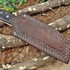 Custom Handmade Damascus Steel Tento Skinner Knife | Christmas Gift, Birthday Gift, Wedding Gift, Anniversary Gift, Valentine's Gift - Image 7