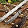 Custom Handmade Damascus Steel Skinner Knife | Christmas Gift, Birthday Gift, Wedding Gift, Anniversary Gift, Valentine's Gift
