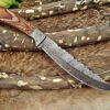 Custom Handmade Damascus Steel Skinner Knife | Christmas Gift, Birthday Gift, Wedding Gift, Anniversary Gift, Valentine's Gift - Image 4
