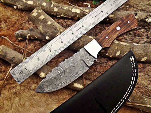 Custom Handmade Damascus Steel Skinner Knife | Christmas Gift, Birthday Gift, Wedding Gift, Anniversary Gift, Valentine's Gift