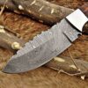Custom Handmade Damascus Steel Skinner Knife | Christmas Gift, Birthday Gift, Wedding Gift, Anniversary Gift, Valentine's Gift - Image 3