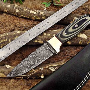 Custom Handmade Damascus Steel Skinner Knife | Christmas Gift, Birthday Gift, Wedding Gift, Anniversary Gift, Valentine's Gift