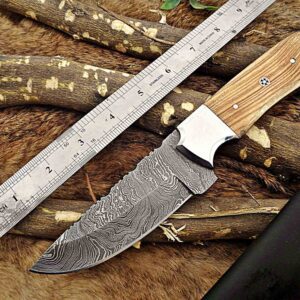 Custom Handmade Damascus Steel Skinner Knife | Christmas Gift, Birthday Gift, Wedding Gift, Anniversary Gift, Valentine's Gift