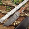 Custom Handmade Damascus Steel Skinner Knife | Christmas Gift, Birthday Gift, Wedding Gift, Anniversary Gift, Valentine's Gift