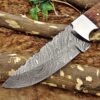 Custom Handmade Damascus Steel Skinner Knife | Christmas Gift, Birthday Gift, Wedding Gift, Anniversary Gift, Valentine's Gift - Image 3