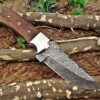 Custom Handmade Damascus Steel Skinner Knife | Christmas Gift, Birthday Gift, Wedding Gift, Anniversary Gift, Valentine's Gift - Image 5