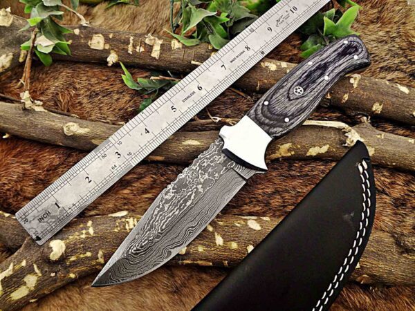 Custom Handmade Damascus Steel Skinner Knife | Christmas Gift, Birthday Gift, Wedding Gift, Anniversary Gift, Valentine's Gift
