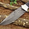 Custom Handmade Damascus Steel Skinner Knife | Christmas Gift, Birthday Gift, Wedding Gift, Anniversary Gift, Valentine's Gift - Image 3