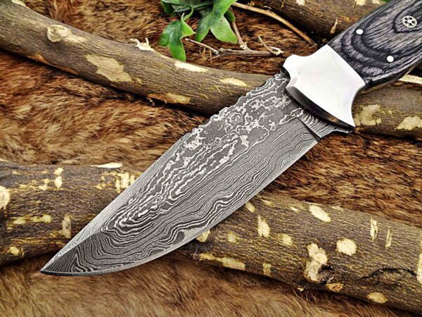 Custom Handmade Damascus Steel Skinner Knife | Christmas Gift, Birthday Gift, Wedding Gift, Anniversary Gift, Valentine's Gift - Image 3