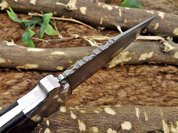 Custom Handmade Damascus Steel Skinner Knife | Christmas Gift, Birthday Gift, Wedding Gift, Anniversary Gift, Valentine's Gift - Image 6