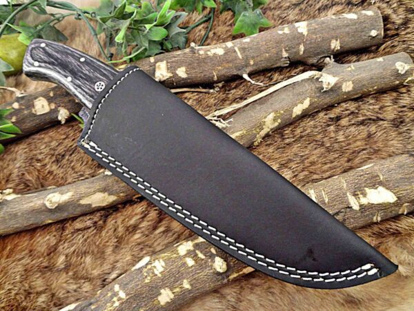 Custom Handmade Damascus Steel Skinner Knife | Christmas Gift, Birthday Gift, Wedding Gift, Anniversary Gift, Valentine's Gift - Image 7