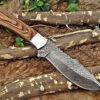 Custom Handmade Damascus Steel Skinner Knife | Christmas Gift, Birthday Gift, Wedding Gift, Anniversary Gift, Valentine's Gift - Image 4