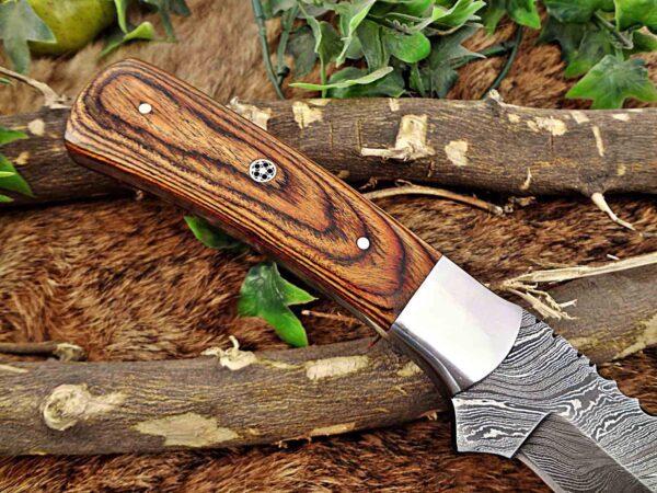 Custom Handmade Damascus Steel Skinner Knife | Christmas Gift, Birthday Gift, Wedding Gift, Anniversary Gift, Valentine's Gift - Image 5