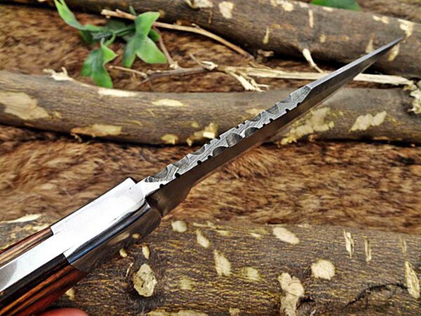 Custom Handmade Damascus Steel Skinner Knife | Christmas Gift, Birthday Gift, Wedding Gift, Anniversary Gift, Valentine's Gift - Image 6