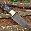 Custom Handmade Damascus Steel Skinner Knife | Christmas Gift, Birthday Gift, Wedding Gift, Anniversary Gift, Valentine's Gift - Image 4