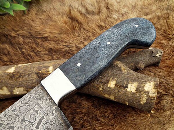 Custom Handmade Damascus Steel Chef Knife | Christmas Gift, Birthday Gift, Wedding Gift, Anniversary Gift, Valentine's Gift - Image 4