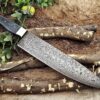 Custom Handmade Damascus Steel Chef Knife | Christmas Gift, Birthday Gift, Wedding Gift, Anniversary Gift, Valentine's Gift - Image 5