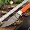 Custom Handmade Damascus Steel Skinner Knife | Christmas Gift, Birthday Gift, Wedding Gift, Anniversary Gift, Valentine's Gift