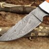 Custom Handmade Damascus Steel Skinner Knife | Christmas Gift, Birthday Gift, Wedding Gift, Anniversary Gift, Valentine's Gift - Image 3