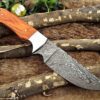 Custom Handmade Damascus Steel Skinner Knife | Christmas Gift, Birthday Gift, Wedding Gift, Anniversary Gift, Valentine's Gift - Image 4