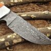 Custom Handmade Damascus Steel Skinner Knife | Christmas Gift, Birthday Gift, Wedding Gift, Anniversary Gift, Valentine's Gift - Image 5