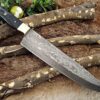 Custom Handmade Damascus Steel Chef Knife | Christmas Gift, Birthday Gift, Wedding Gift, Anniversary Gift, Valentine's Gift - Image 5