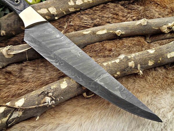 Custom Handmade Damascus Steel Chef Knife | Christmas Gift, Birthday Gift, Wedding Gift, Anniversary Gift, Valentine's Gift - Image 6