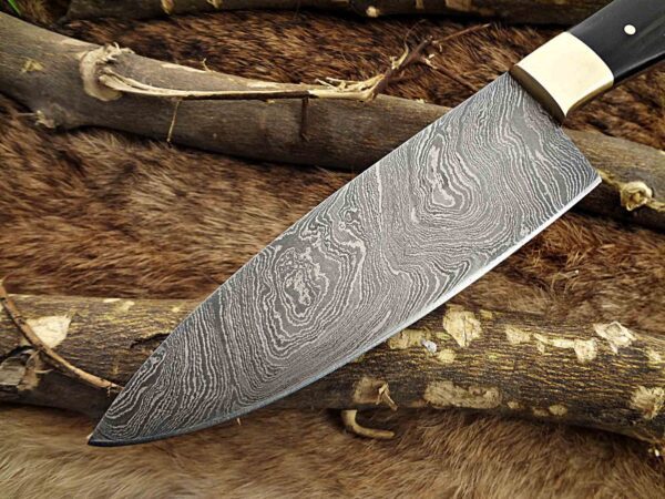 Custom Handmade Damascus Steel Chef Knife | Christmas Gift, Birthday Gift, Wedding Gift, Anniversary Gift, Valentine's Gift - Image 3