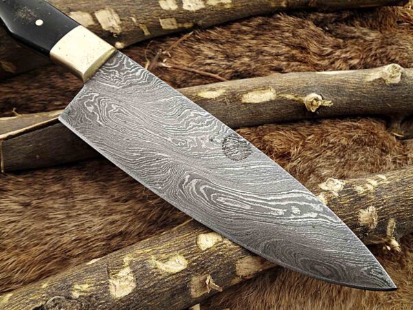 Custom Handmade Damascus Steel Chef Knife | Christmas Gift, Birthday Gift, Wedding Gift, Anniversary Gift, Valentine's Gift - Image 6