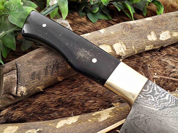 Custom Handmade Damascus Steel Chef Knife | Christmas Gift, Birthday Gift, Wedding Gift, Anniversary Gift, Valentine's Gift - Image 7