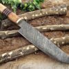 Custom Handmade Damascus Steel Chef Knife | Christmas Gift, Birthday Gift, Wedding Gift, Anniversary Gift, Valentine's Gift - Image 5