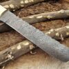 Custom Handmade Damascus Steel Chef Knife | Christmas Gift, Birthday Gift, Wedding Gift, Anniversary Gift, Valentine's Gift - Image 6