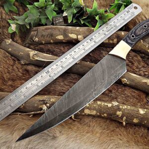 Custom Handmade Damascus Steel Chef Knife | Christmas Gift, Birthday Gift, Wedding Gift, Anniversary Gift, Valentine's Gift