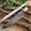 Custom Handmade Damascus Steel Chef Knife | Christmas Gift, Birthday Gift, Wedding Gift, Anniversary Gift, Valentine's Gift - Image 2