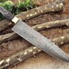 Custom Handmade Damascus Steel Chef Knife | Christmas Gift, Birthday Gift, Wedding Gift, Anniversary Gift, Valentine's Gift - Image 5